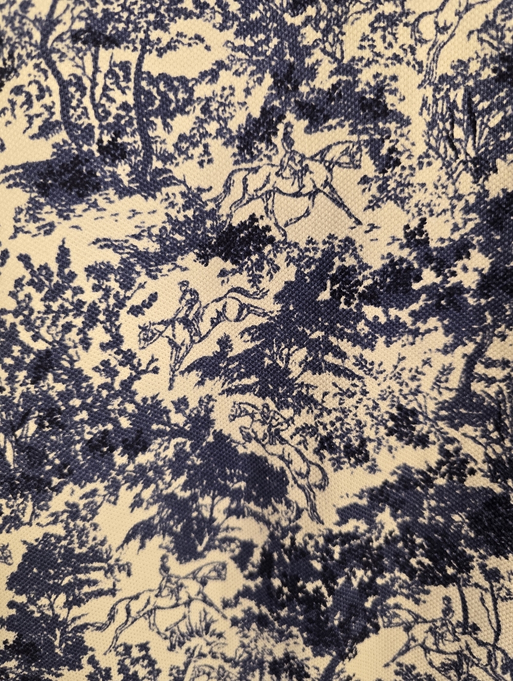Joules Badminton Horse Trails Navy White Toile SSleeve Equestrian Polo Ladies 10 - Picture 8 of 13